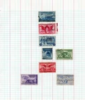 Large USA Stamp Collection on 21 pages