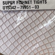 Large Fishnet Tights Peach Sorbet Vtg