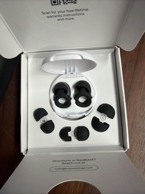 Loop Quiet 2 Earplugs for Noise Reduction 14dB Color: Black - Open box