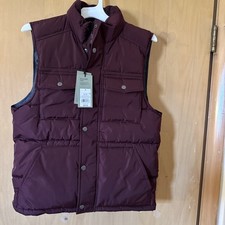 Goodfellow Vest Red Puffer Man Size Small ELRZEW NEW w/tags .