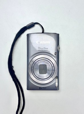 GRAY Canon PowerShot ELPH 160/IXUS 160 20.0MP Digital Camera - Tested & Working