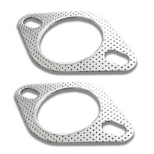 2 Pcs Car Exhaust Gasket,Reinforced High Temperature Gasket Exhaust 2.5In