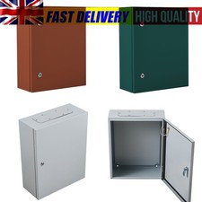 Lockable Wall Mounted Meter Box Outdoor Electric Enclosure W/ Keys Weatherproof