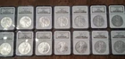 1986 To 1999 14yrs Sequential American Silver Eagle Coin All Are NGC MS69 Graded