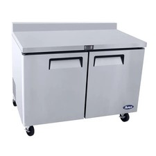 Atosa MGF8410GR 60" Two Section Reach In Worktop Refrigerator
