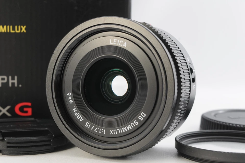 [Почти как новый в коробке] Panasonic LEICA DG SUMMILUX 15 мм F/1.7 ASPH. Черный из Японии - Изображение 2 из 4