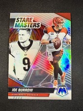 2021 Mosaic Joe Burrow Stare Masters #SM4 Silver Prizm