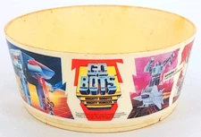 Tonka Go Bots Mighty Robotos Deka Plastics Cereal Bowl USA Vintage 1984