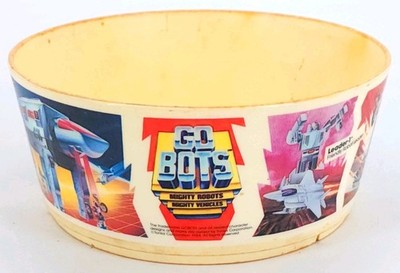 Tonka Go Bots Mighty Robotos Deka Plastics Cereal Bowl USA Vintage 1984