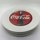 Set Of 4 Vintage 1996 COCA-COLA PLATE SALAD DESSERT- GIBSON - 7 3/4 INCHES