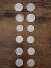 !! Four 1964 Kennedy Half Dollars & Eight 1964 Washington Quarters 90% Silver !!