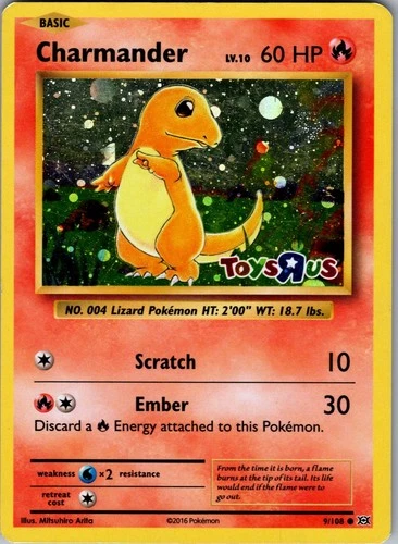 Charmander - 9/108 (Toys R Us Promo) Miscellaneous Cards & Products 009/108