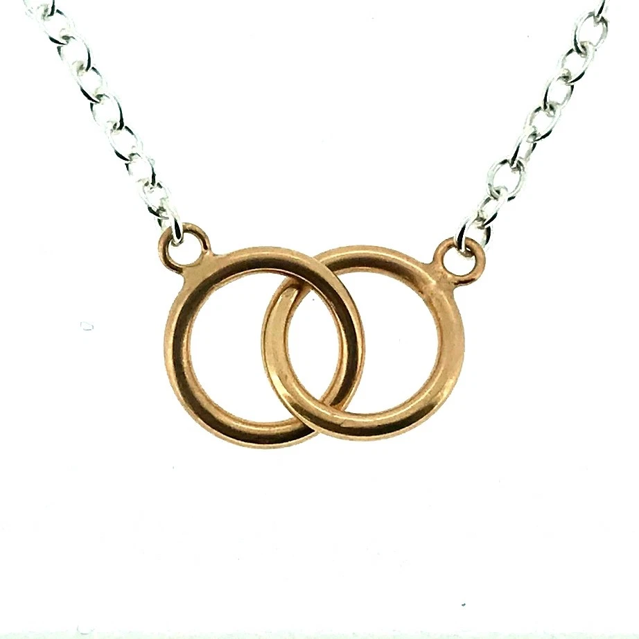 Silver karma necklace sale