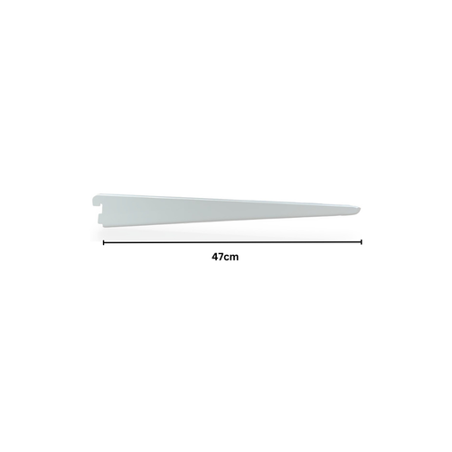 HD Twin Slot Shelving White Wall Upright Bracket Adjustable BULK BOXs 2s & 10s - Picture 9 of 15