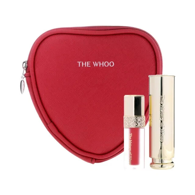 The History of Whoo Gongjinhyang Mi Glow Lip Balm Special Set Red Color UK