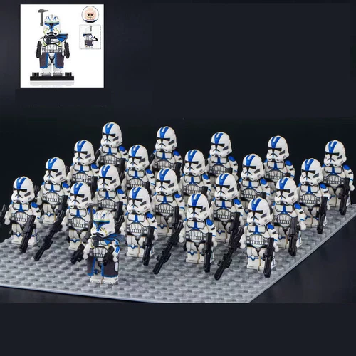 21x Star Wars 501st Clone Troopers Battle Pack figuras a elegir Buildable - Imagen 48 de 48