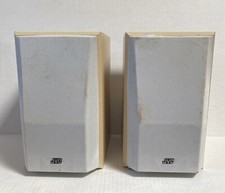 Pair of JVC SP-UXV100 Beige Wooden Wired 4 Ohm 26W Bookshelf Speaker - For Parts