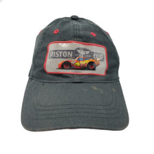 Disney Pixar Cars Piston Cup Racing Series Strapback Hat Cap Kids Youth Adjust.