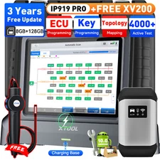 XTOOL IP919 PRO Auto Full System Diagnostic Tool ECU Key Programmer + Endoscope