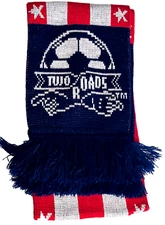 Scarf 54.5"X7"Red White & Blue Stripes Stars American Flag Patriotic America New