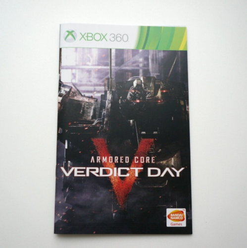 Armored Core: Verdict Day XBOX360 Instruction Manual ONLY READ DESCRIPTION - Picture 1 of 4