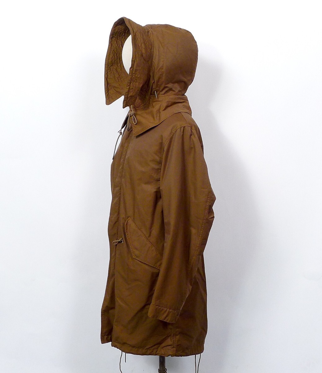 TEN 10 C OLIVE BROWN FISHTAIL PARKA RETAIL $875 NWT SIZE 38 #205