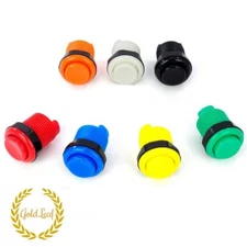 GoldLeaf Pushbuttons - A MAME Must Have by Ultimarc US SHIPPER each Buy 1 button