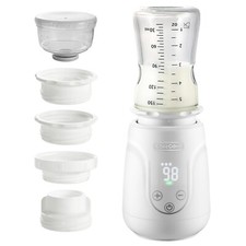 Bottle Warmer, Portable Bottle Warmer for Travel with 5 Adapters, Mercalon Baby