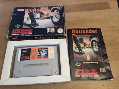 Outlander Super Nintendo SNES PAL Contra OVP CIB