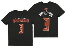 Outerstuff NFL Youth Tampa Bay Buccaneers Jameis Winston #3 Mainliner Tee