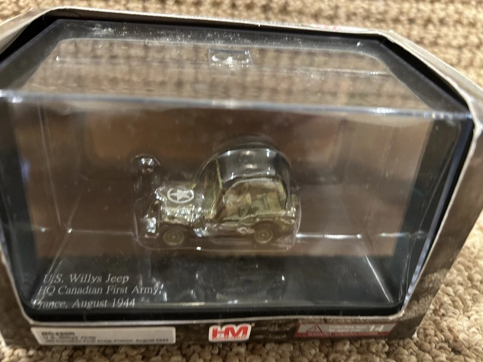 Hobby Master 1:72 Willy's Jeep, Canadian HQ, France 1944, No. HG4206 - Image 3 of 4