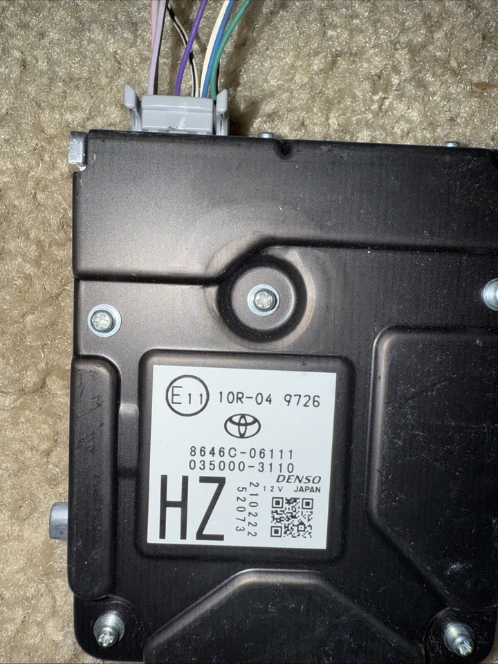 TOYOTA CAMRY OEM CÂMERA DE ASSISTÊNCIA DE FAIXA DE PARA-BRISA FRONTAL 2020-2024 - Imagem 3 de 3