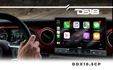 DS18 Car Stereo 10.5" Touchscreen Double-Din Bluetooth Apple CarPlay DDX10.5CP