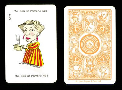 1 x Pepys Jaques Happy Families Karte Mrs. Pots die Frau des Malers - S07
