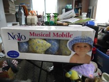 Vintage NoJo musical mobile- True Blue shapes NEW