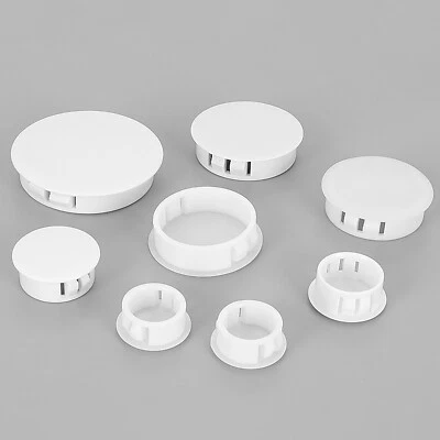MARKENLOS Lochkappen Abdeckstopfen Abdeckung Weiß Bohrloch Abdeckkappen Blindstopfen