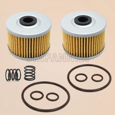 2X Oil Filter & Spring Kit for Honda Fourtrax 250 300 400 TRX250 TRX300 TRX400FW
