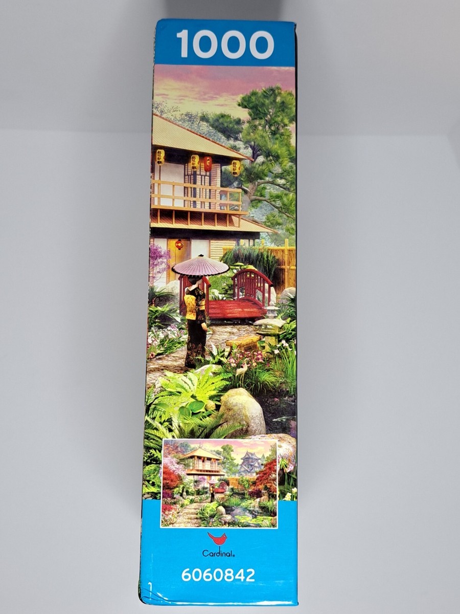 Japan Garden Puzzle #6060842- 1000 PC New In Box Cardinal