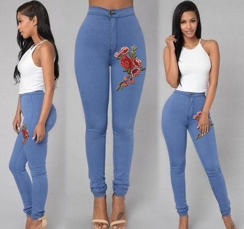Candy-colored Feet Pencil Pants Pantalon Colombianos Jean De Moda Ropa Para Muje - Picture 6 of 16