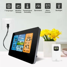 Digital Wireless Weather Station In/Outdoor Home Thermometer Hygrometer M0H3