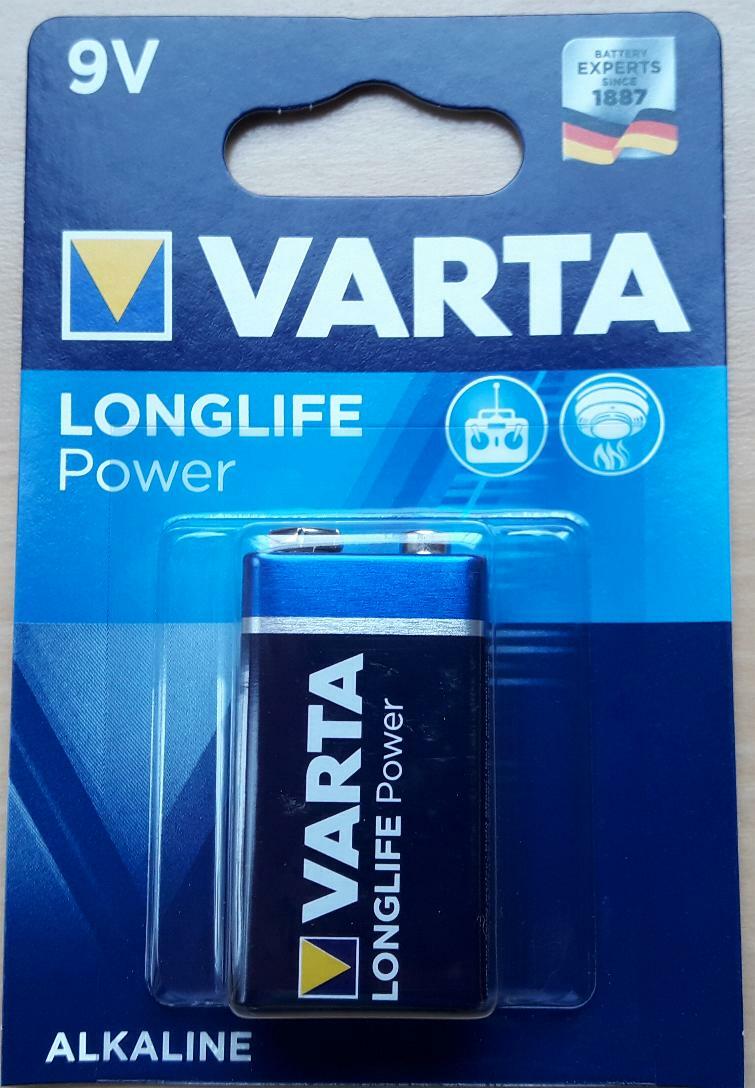 1X Varta Batterie 9V Block 6Lp3146 Longlife Power Neu