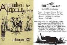 African Ammunition 1989 Catalog