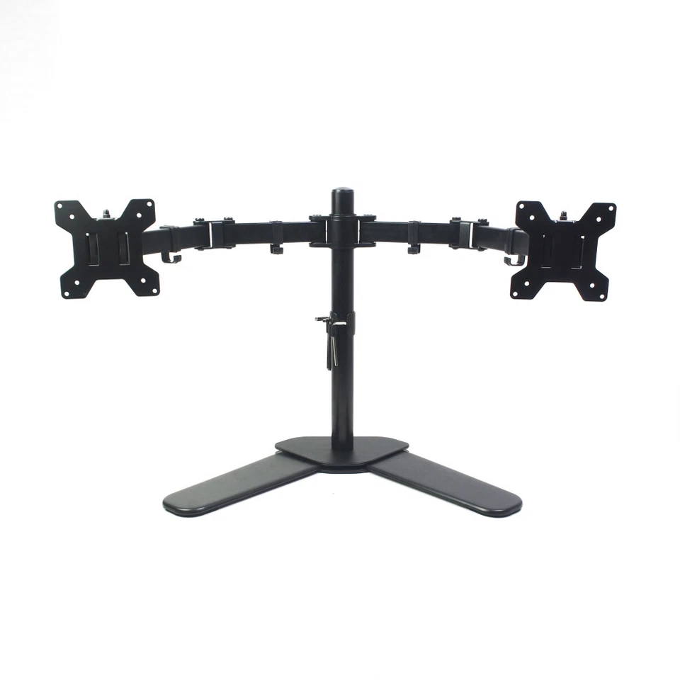 Dual Monitor Desk Mount Stand Heavy Duty Fully Adjustable Screens 27" 34LBS - Image 2 of 4