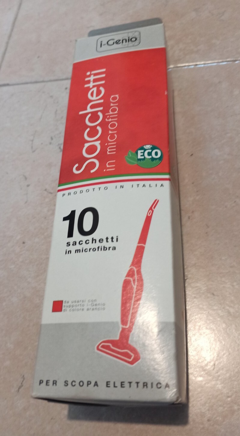 992 I-genio Sacchetto Universale microfibra per Scopa elettrica 10pz |  Acquisti Online su eBay