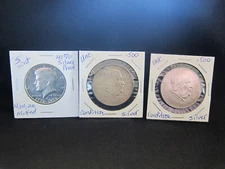 3 Coin Lot Of Silver Mexico & U.S. Coins - SEE DESCRIPTION FOR DETAILS