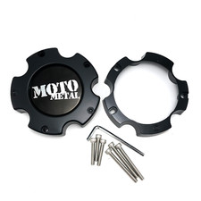 Moto Metal Satin Black 5 Lug Bolt On Center Cap For Mo961 Wheel 5x5139.7 5x150