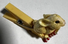 Christmas Ornaments Small Wonders PIN PALS RABBIT CLIP Enesco 1989 566845