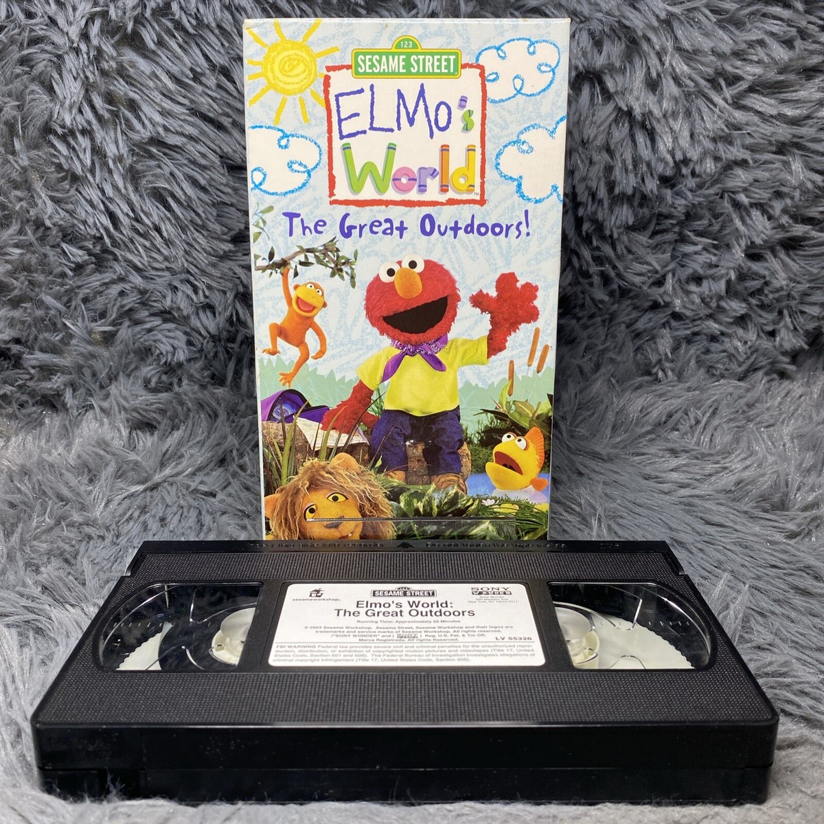 Sesame Street - Elmo's World: The Great Outdoors VHS Tape 2003