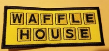 Waffle House Embroidered Patch approx. 1.75x4.5" iron or sew