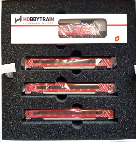 Hobbytrain H25227-S, 8tlg. Pers.zug mit Rh 1116,Railjet der ÖBB,Sound, N,NEU&OVP - Picture 2 of 5